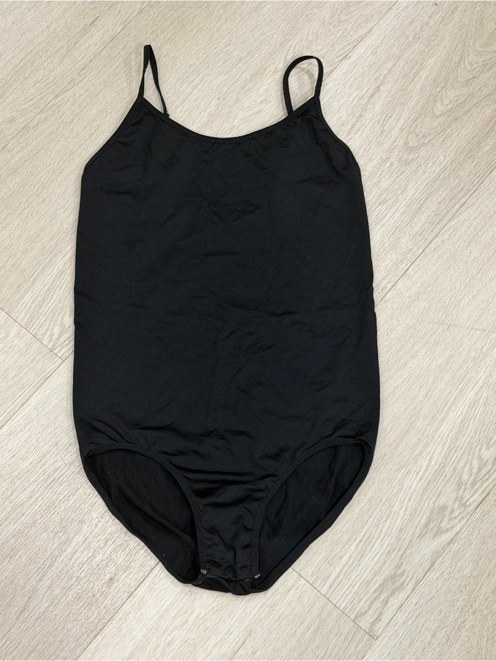 Auden Black Cami Bodysuit Adjustable Straps Women’s Medium